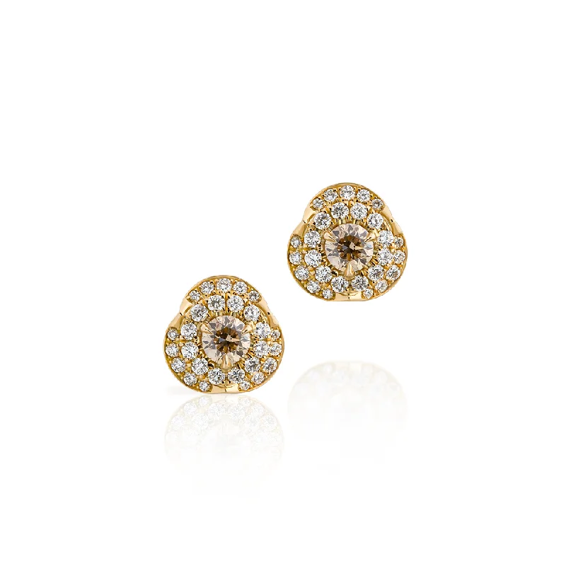 Women’s pearl earrings-Jado Cercle