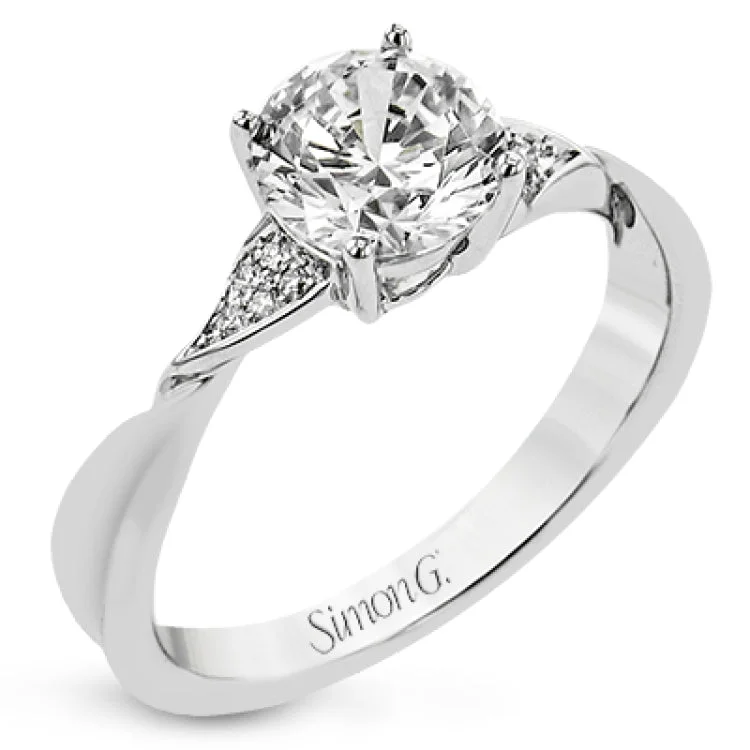 Women’s two-tone engagement rings-LR3029 ENGAGEMENT RING