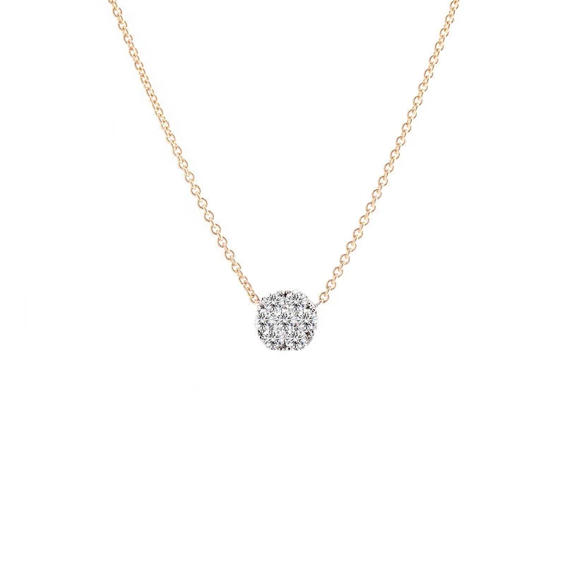 Women’s vintage gold necklace-Harmony Jewel Collection Diamond Necklace, 1ct Look