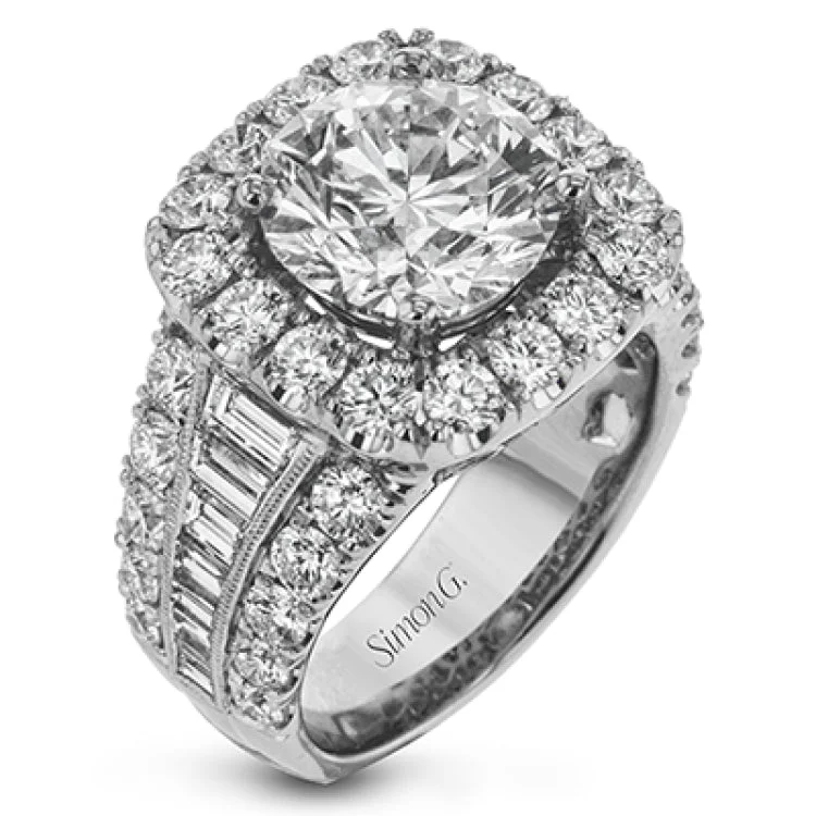 Women’s antique engagement rings with diamonds-LR2417 ENGAGEMENT RING