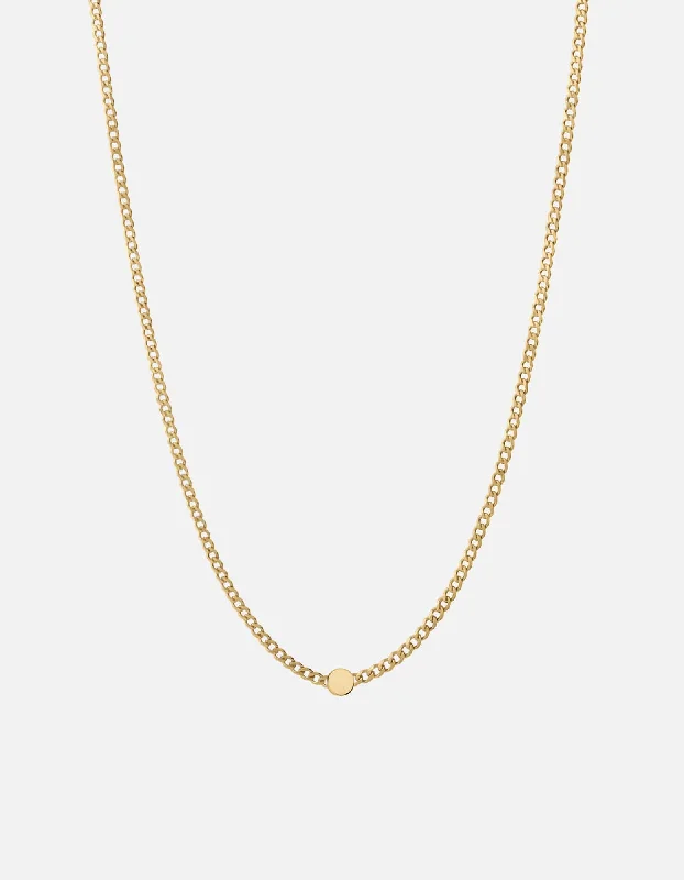 Women’s double-layered necklace-Type Chain Necklace, Gold Vermeil