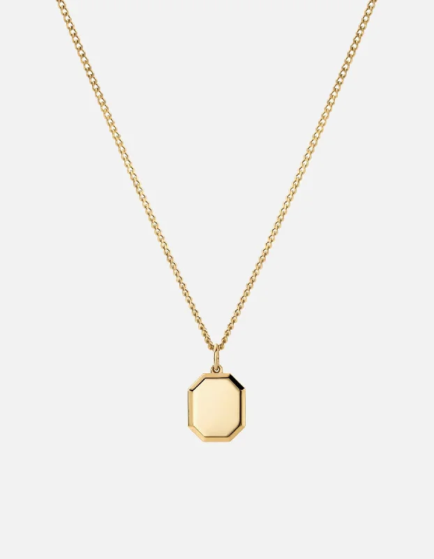 Women’s trendy necklace-Nyle Necklace, Gold Vermeil