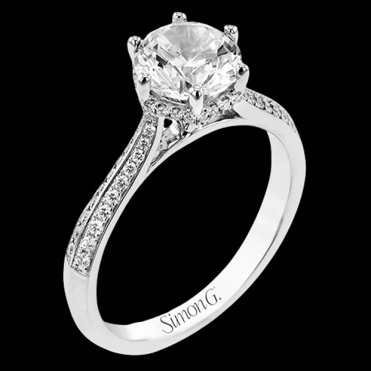 Women’s oval diamond engagement rings-LR3087 ENGAGEMENT RING