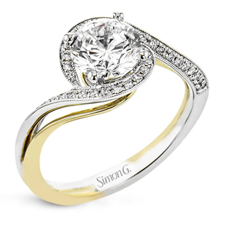 Women’s large diamond engagement rings-LR2973 ENGAGEMENT RING