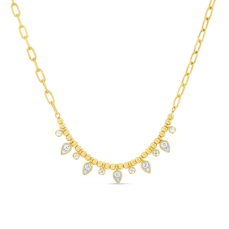 Women’s vintage necklace-0.53ctw Diamond Choker Necklace