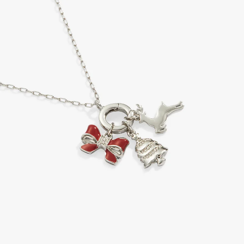 Women’s personalized necklace-Holiday Mix + Match Charm Necklace