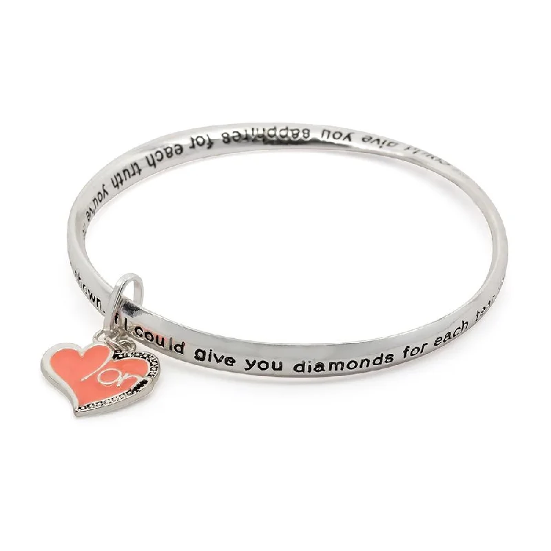 Women’s delicate bracelet-Inspirational Twisted Bangle Mother