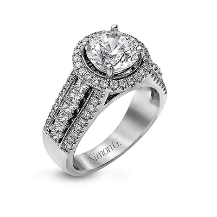 Women’s halo ring engagement rings-MR1502 ENGAGEMENT RING