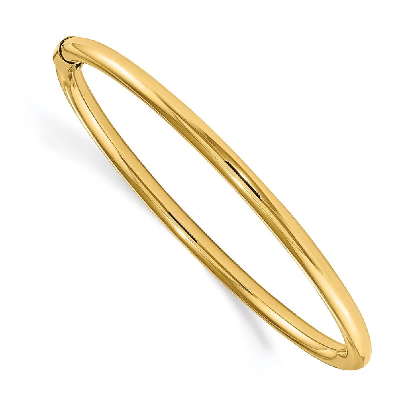 Women’s chic bangles-14k Madi K 2.5mm Slip-on Baby Bangle-WBC-GK546