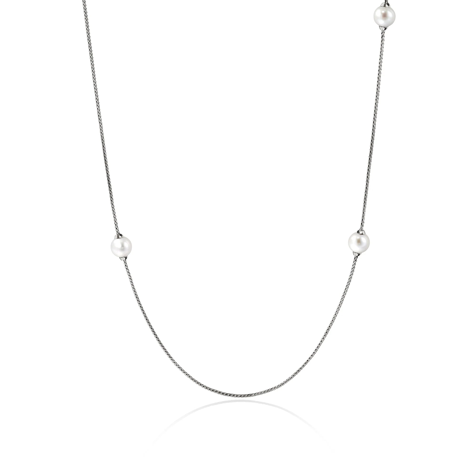 Women’s oval pendant necklace-JH Essential Pearl Necklace