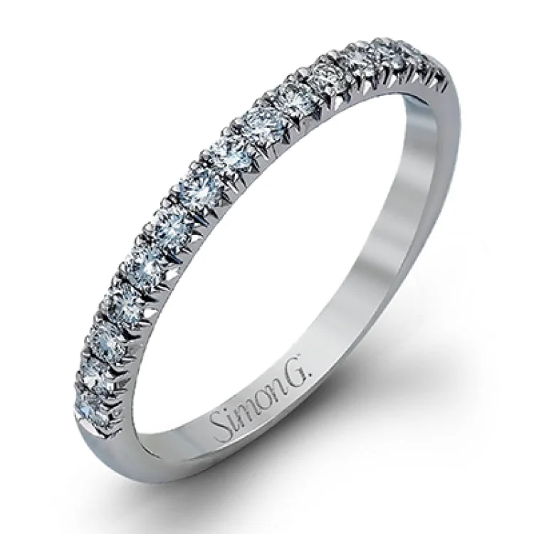 Women’s sparkling engagement rings-MR1811-B WEDDING BAND