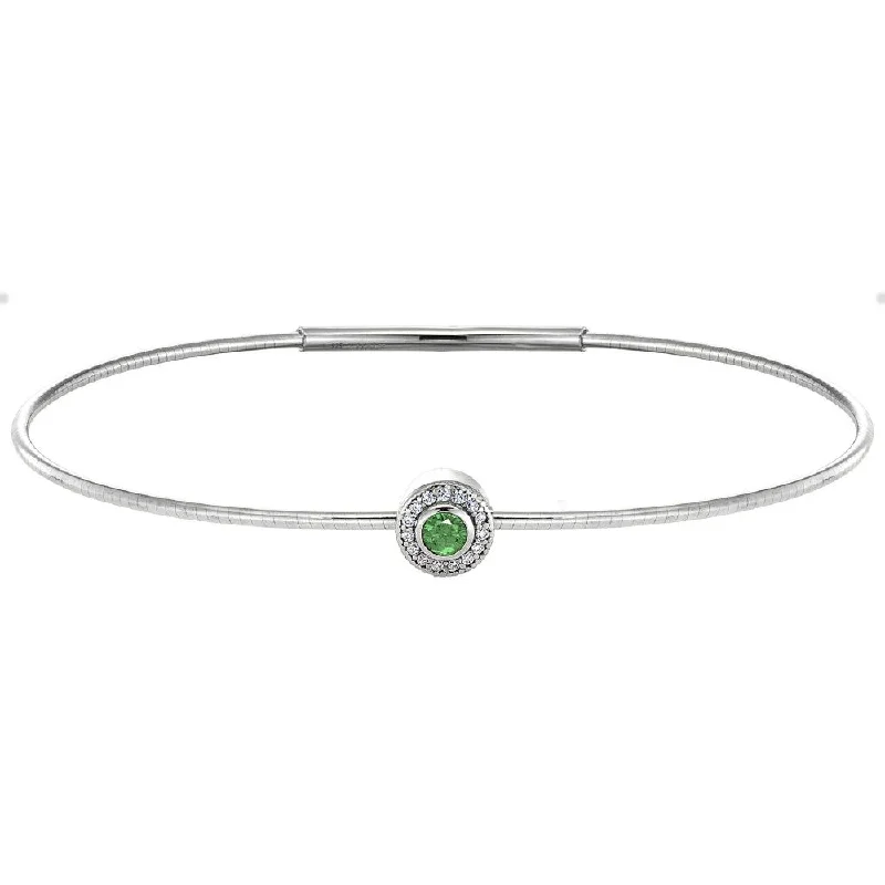 Women’s bangles set-Birth Gems Peridot Bangle