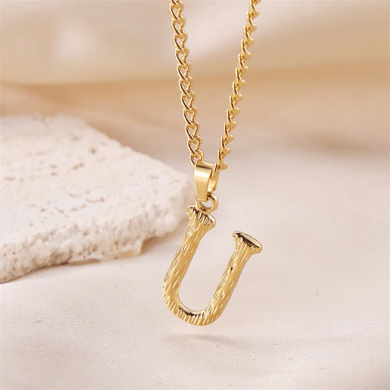 Letter U (Pendant Only)