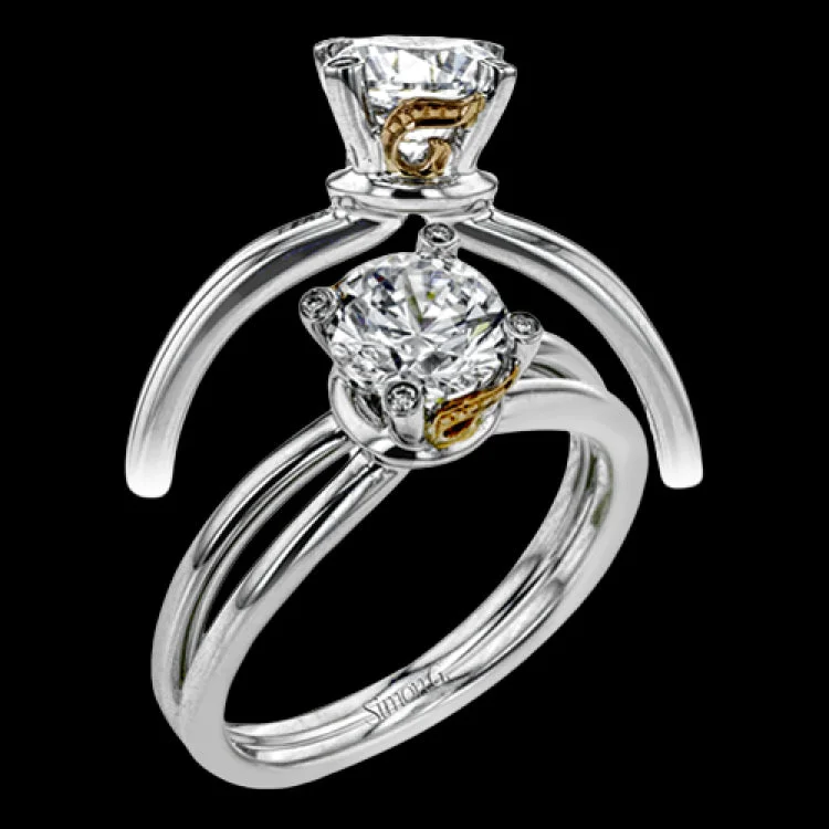 Women’s large diamond engagement rings-MR2941-8 ENGAGEMENT RING