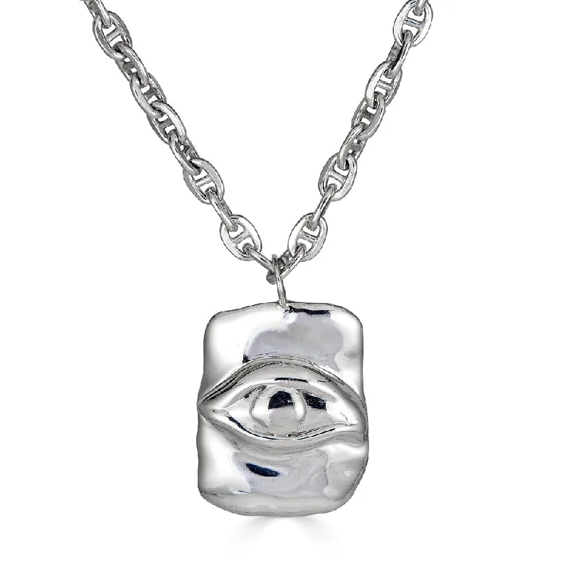 Women’s wedding necklace-Protective Eye Talisman x The Hunt