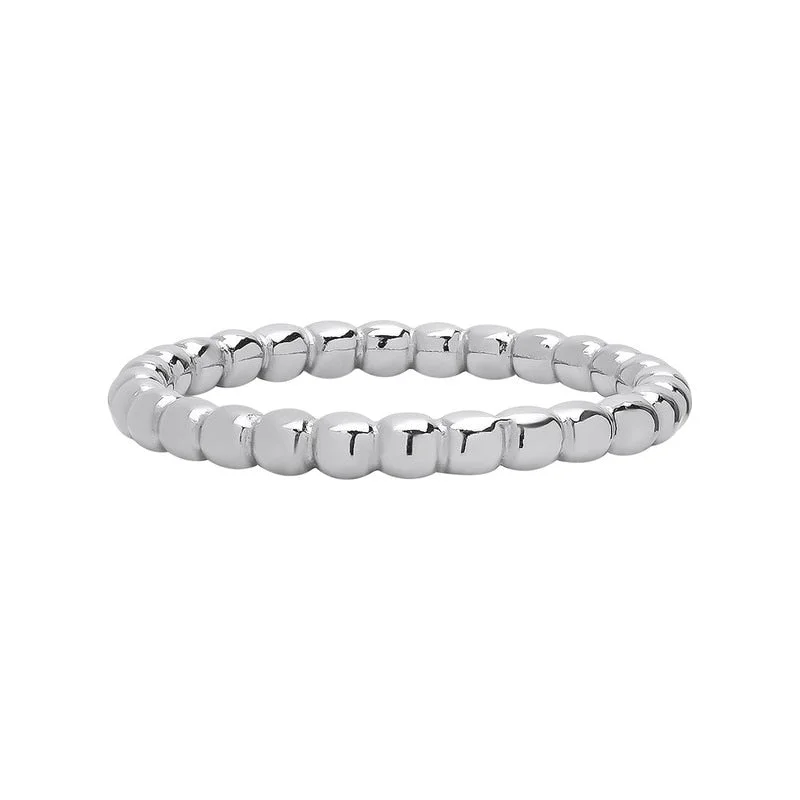 Women’s infinity ring-Victoria Townsend .925 Sterling Silver Bead Ring.