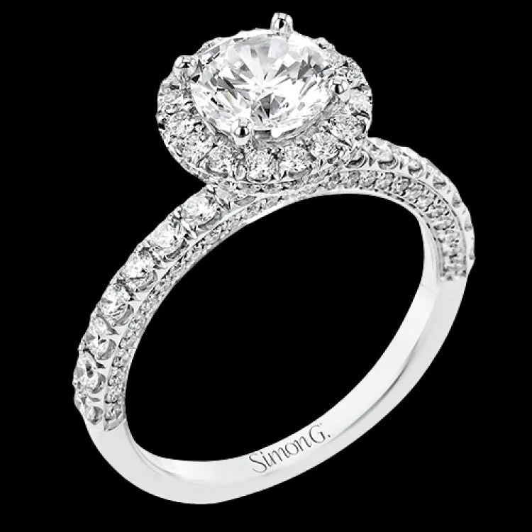 Women’s statement diamond engagement rings-LR3071 ENGAGEMENT RING