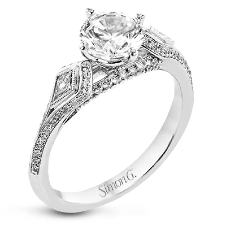 Women’s statement engagement rings-LR3021 ENGAGEMENT RING