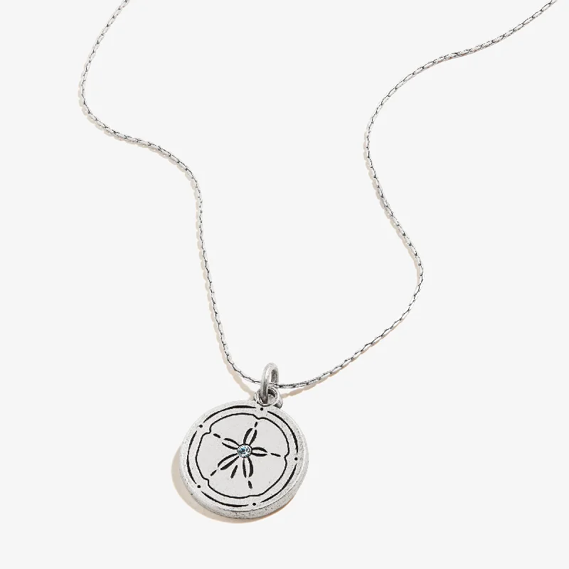 Women’s radiant necklace-Sand Dollar Charm Necklace