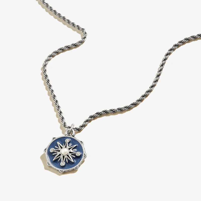 Women’s birthstone pendant necklace-Starburst Necklace